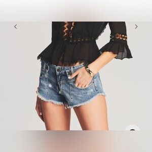 Retrofete low rise short. Size 27.  Color: Coast